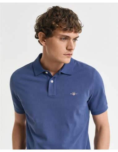 Polo Gant AZUL GRIS