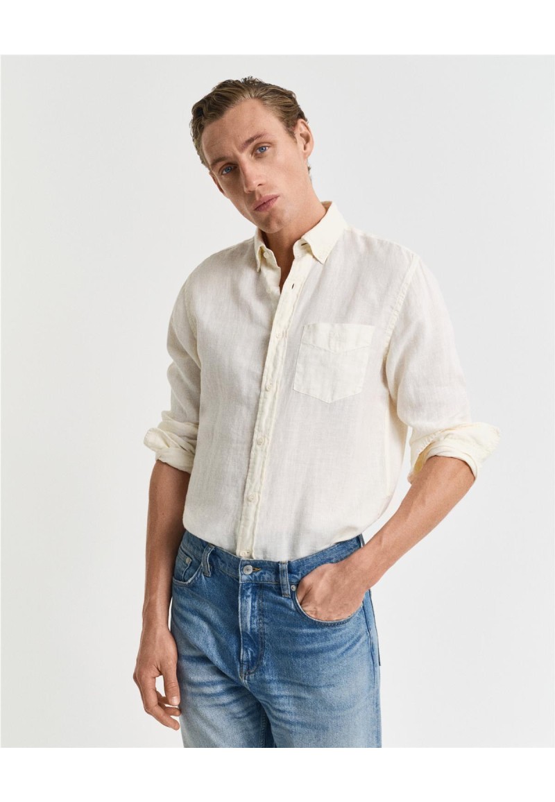 Camisa Gant BEIGE VISON 2