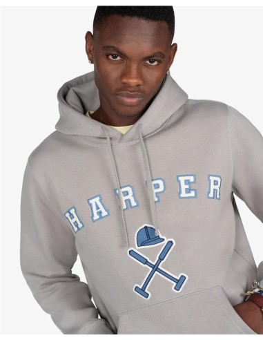 Sudadera Retro Hoodie GREYBLUE