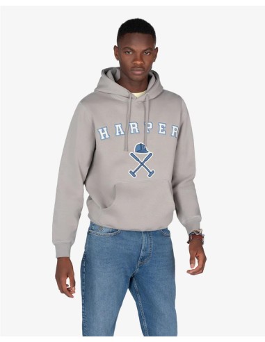 Sudadera Retro Hoodie GREYBLUE