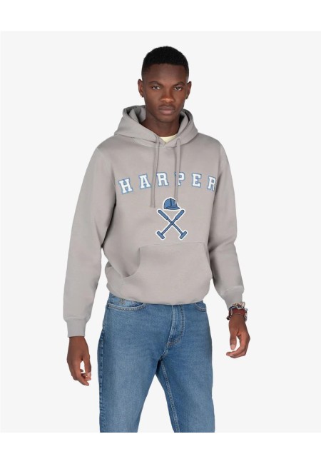 Sudadera Retro Hoodie GREYBLUE